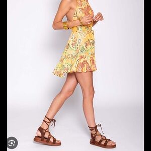 NWT SUNDRESS ALICE SHORT SAINT TROPEZ YELLOW